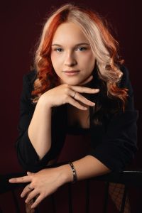 Creative studio portrait of a red-haired woman by GRG Photography in Spalding, Lincolnshire